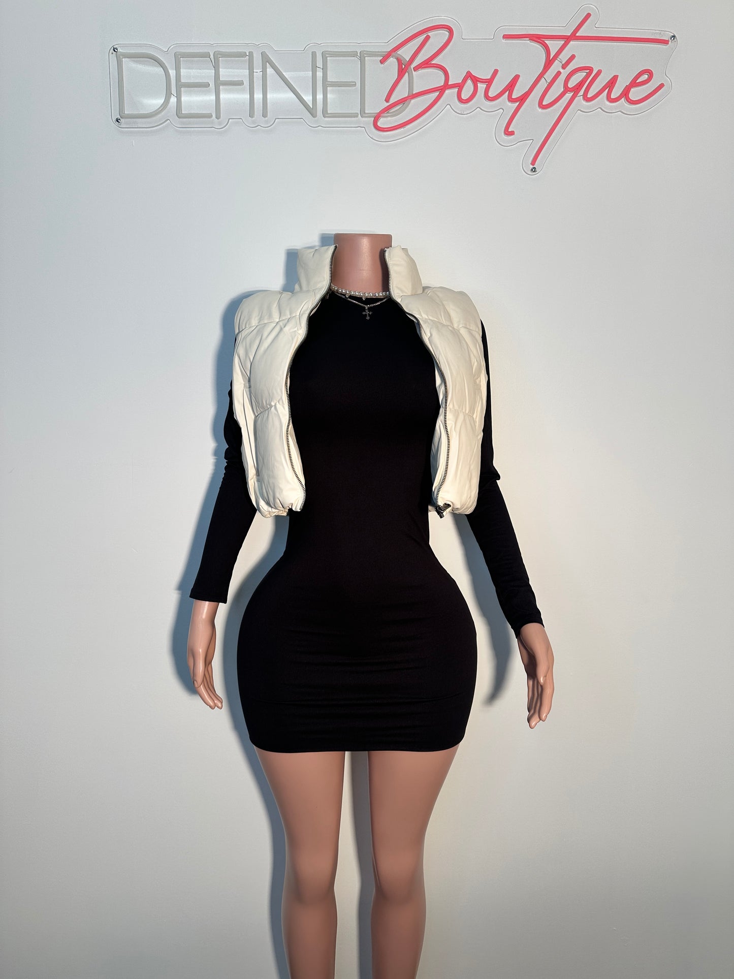 Leather Puffer | Vest