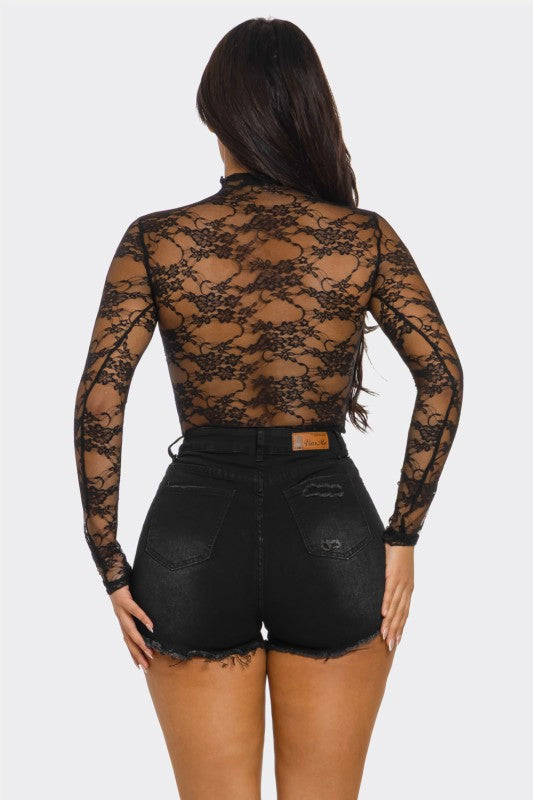 Lace Print | Top
