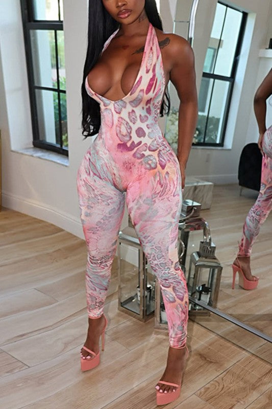 Pink Leopard | Jumpsuit