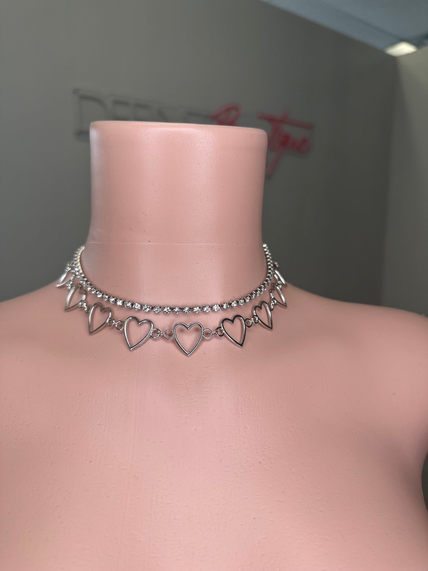Diamond Hearts | Choker