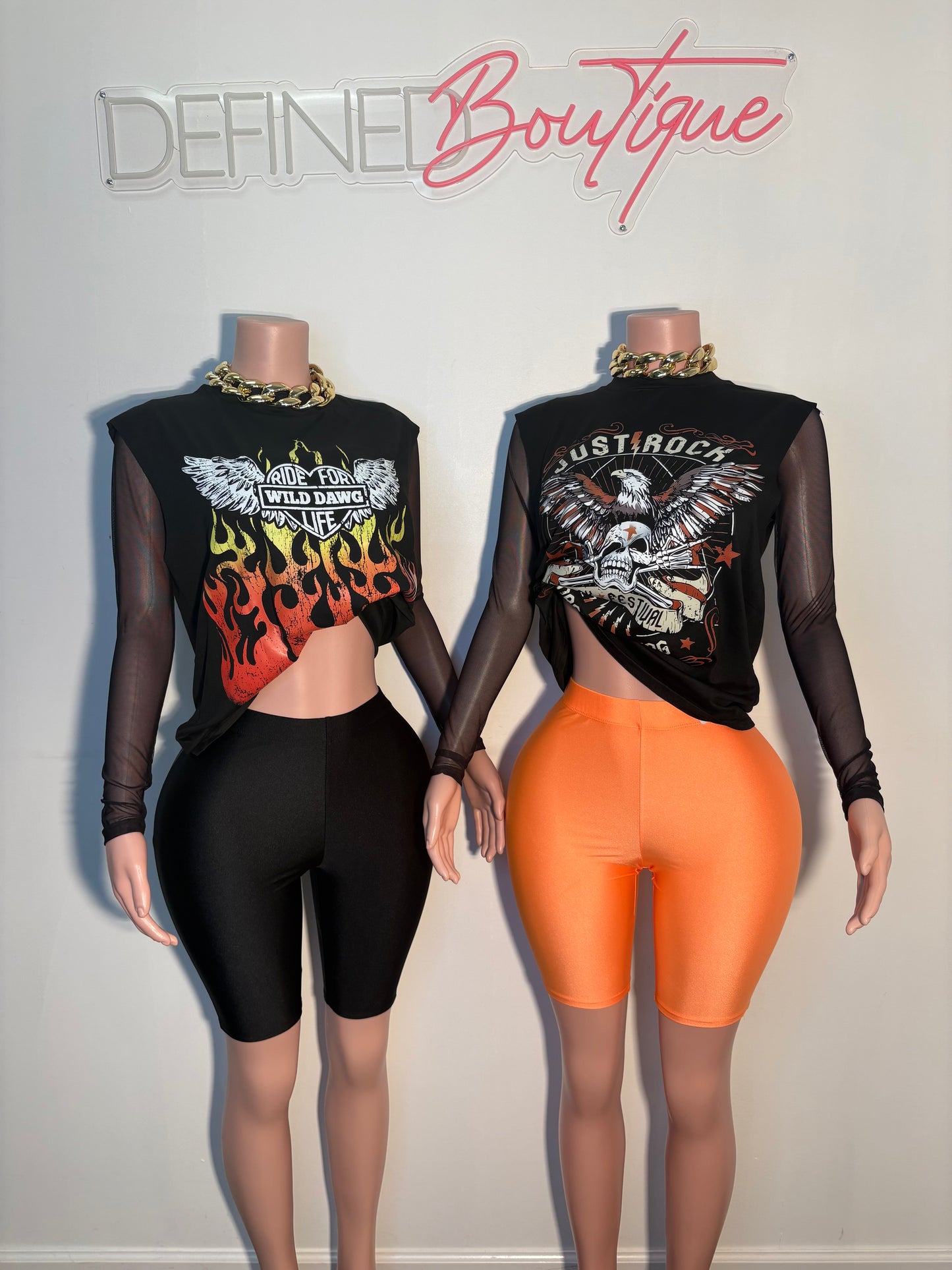 Banded Biker | Shorts