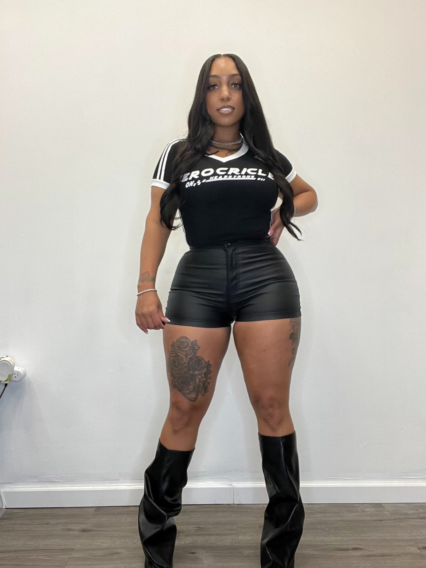 Kadi | Leather Shorts
