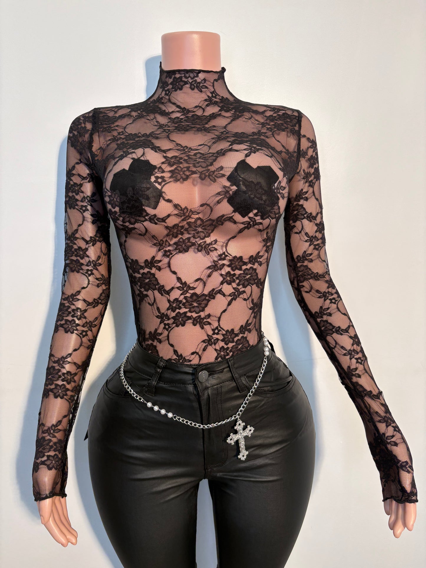 Lace Print | Top