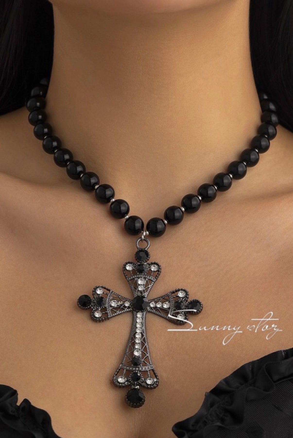 Pearl Cross | Necklace