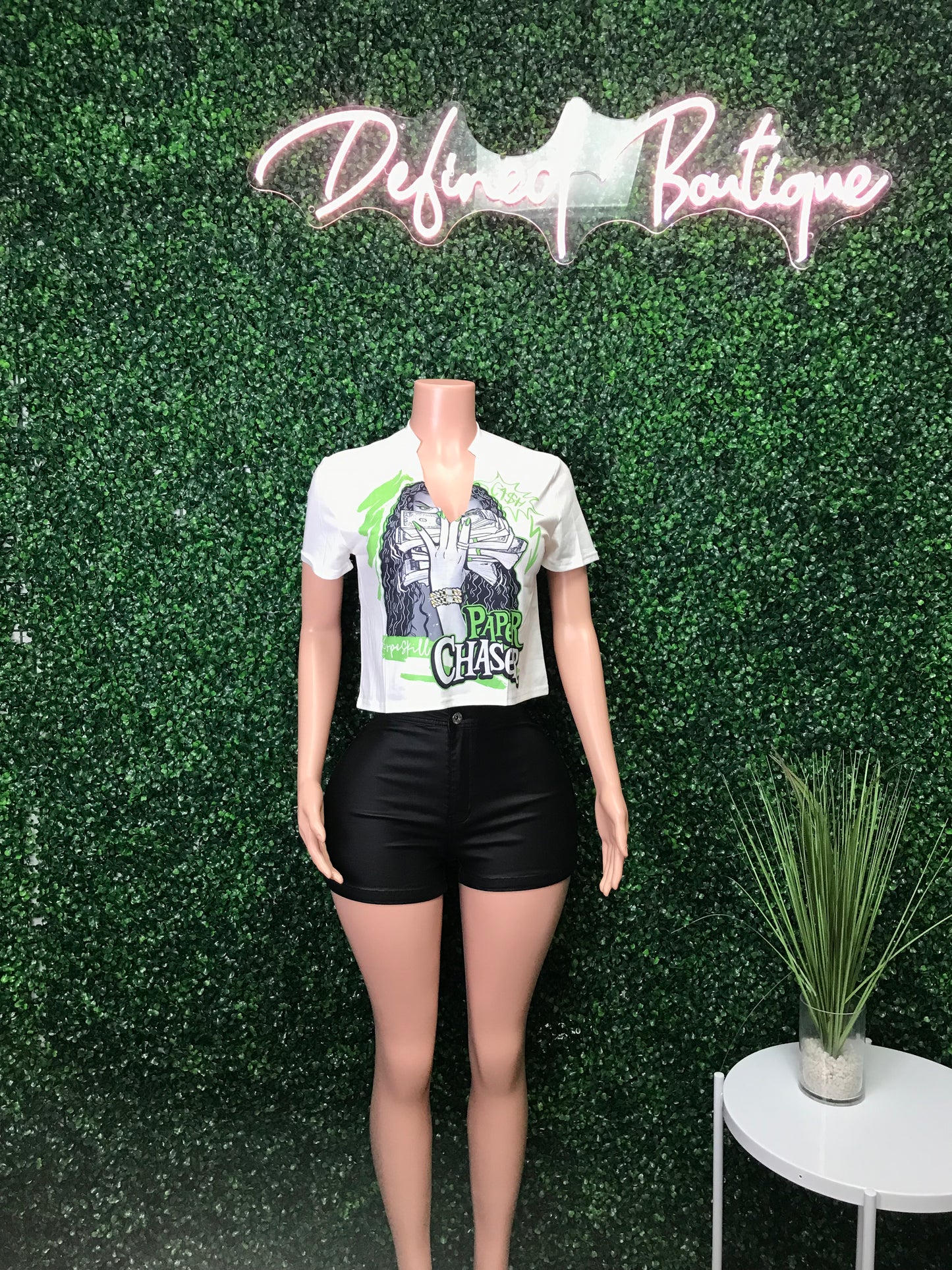 Kadi | Leather Shorts