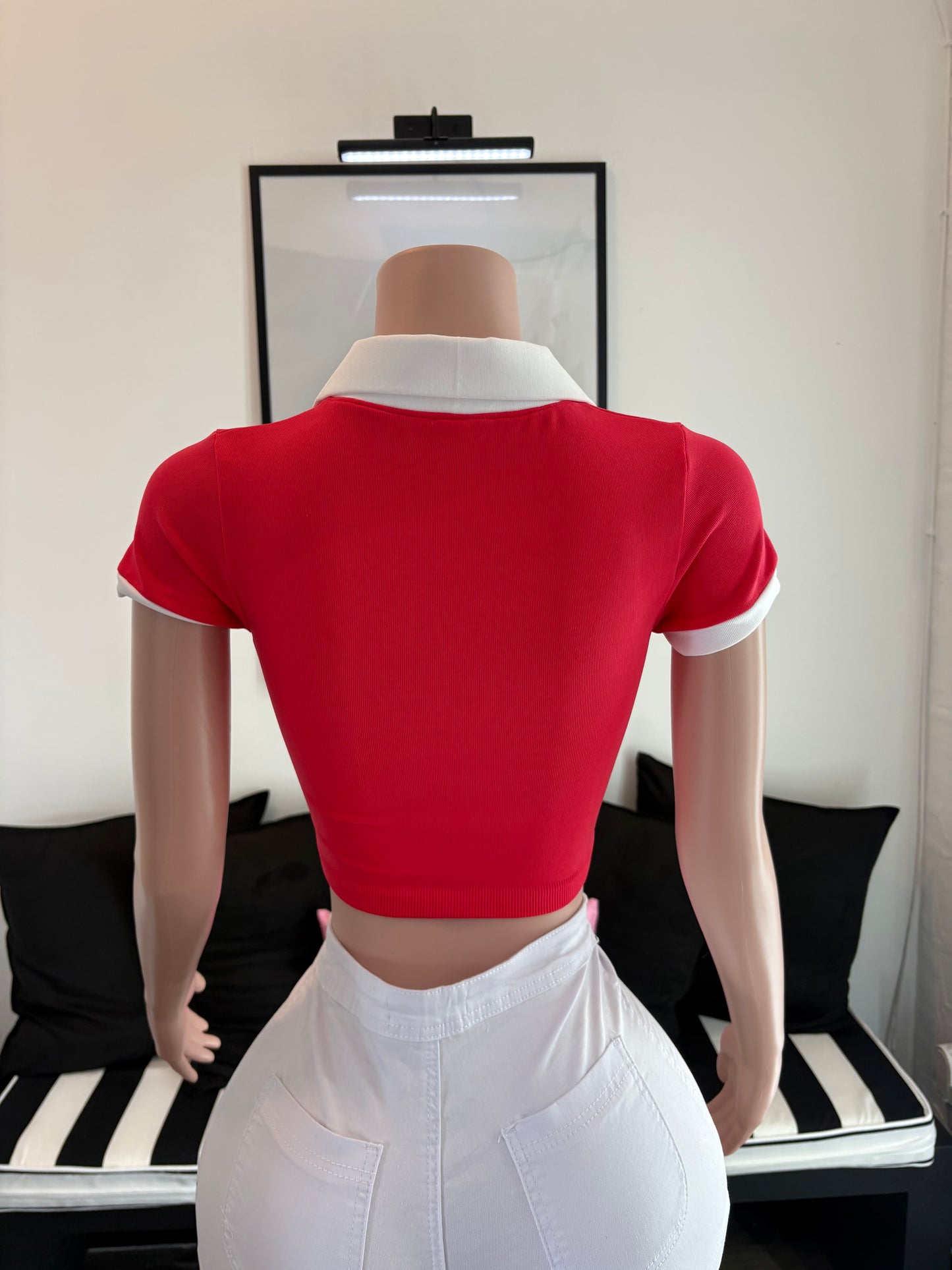 Cropped Polo | Top