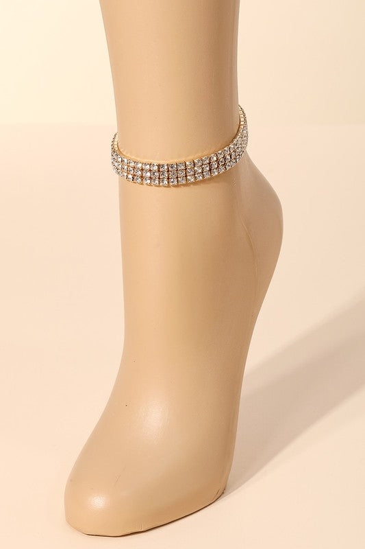 Rhinestone | Anklet