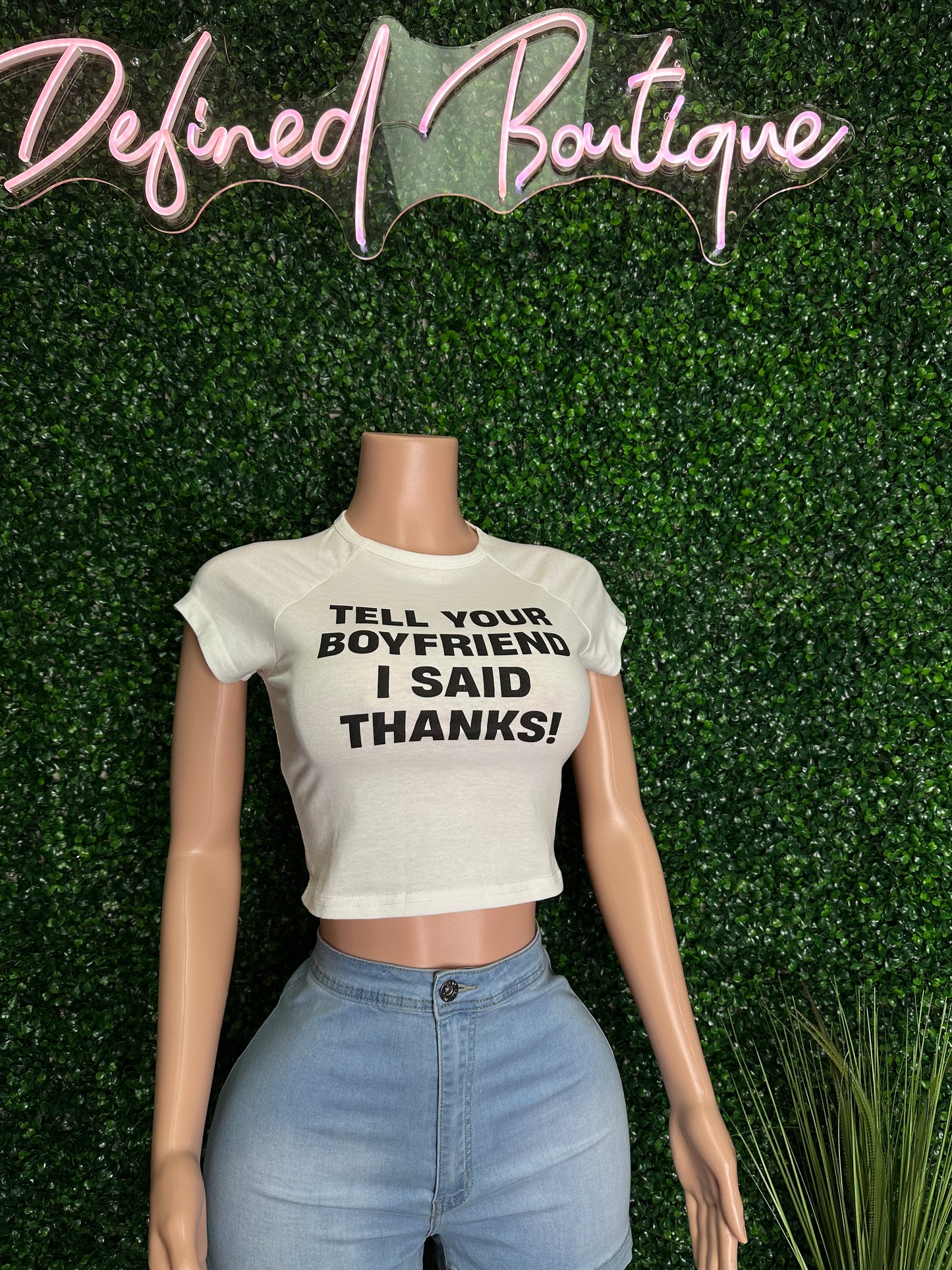 Boyfriend | Crop T-Shirt