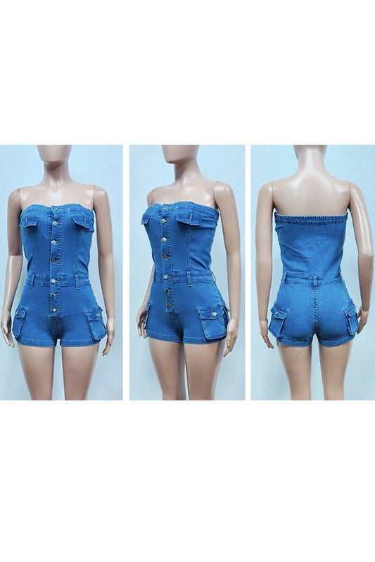 Cali Denim | Romper