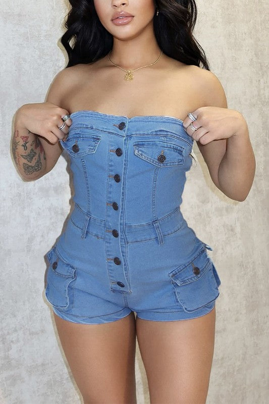 Cali Denim | Romper