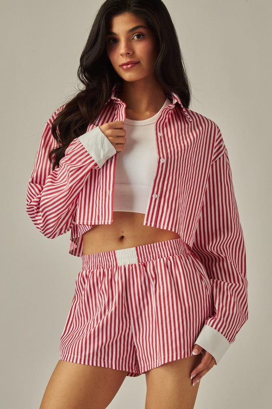 Ali Pinstripe | Set