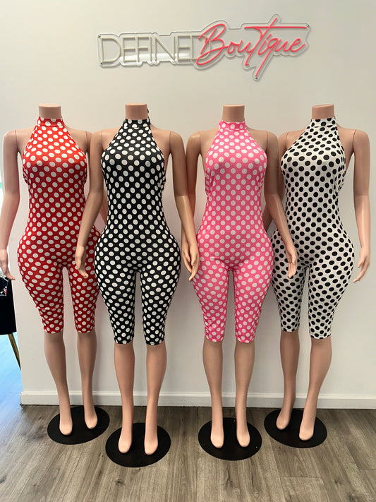 Polka Halter | Jumpsuit