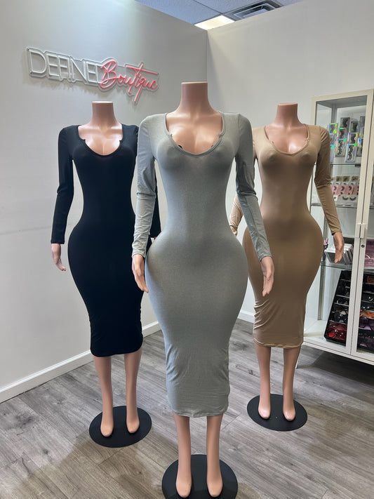 Basic V-Neck | Maxi Dress