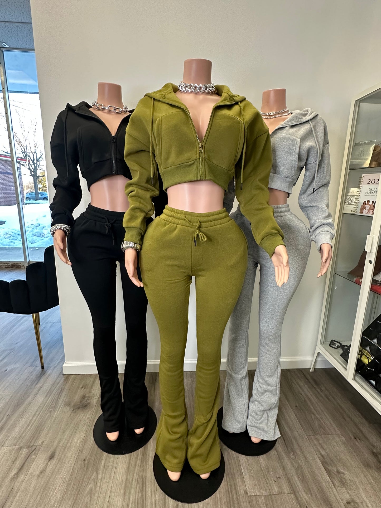 Cre Stacked Jogger | Set