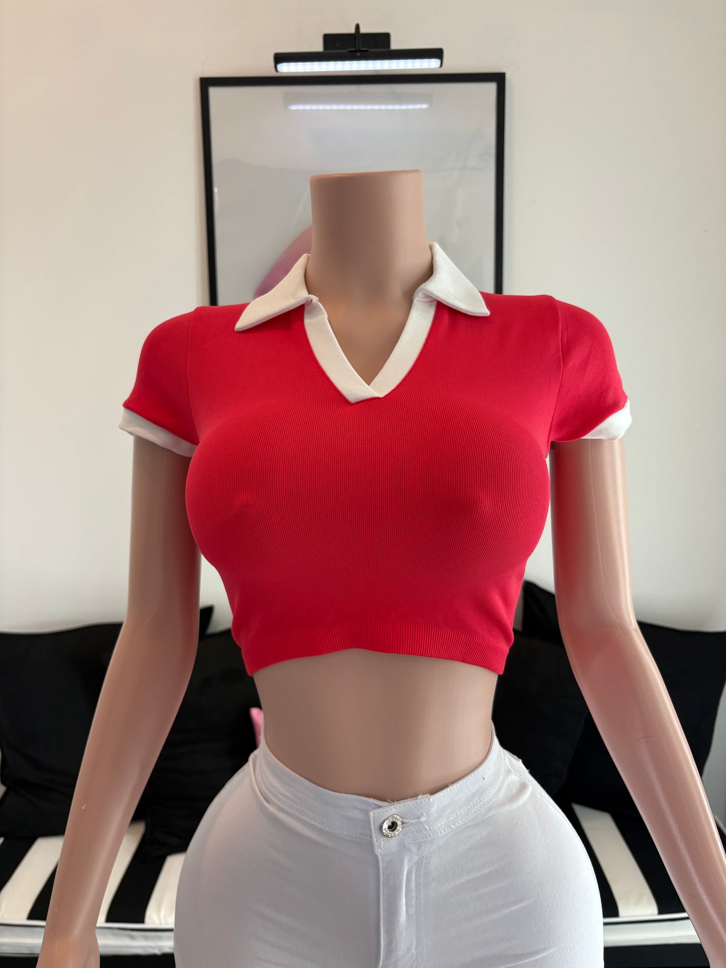 Cropped Polo | Top