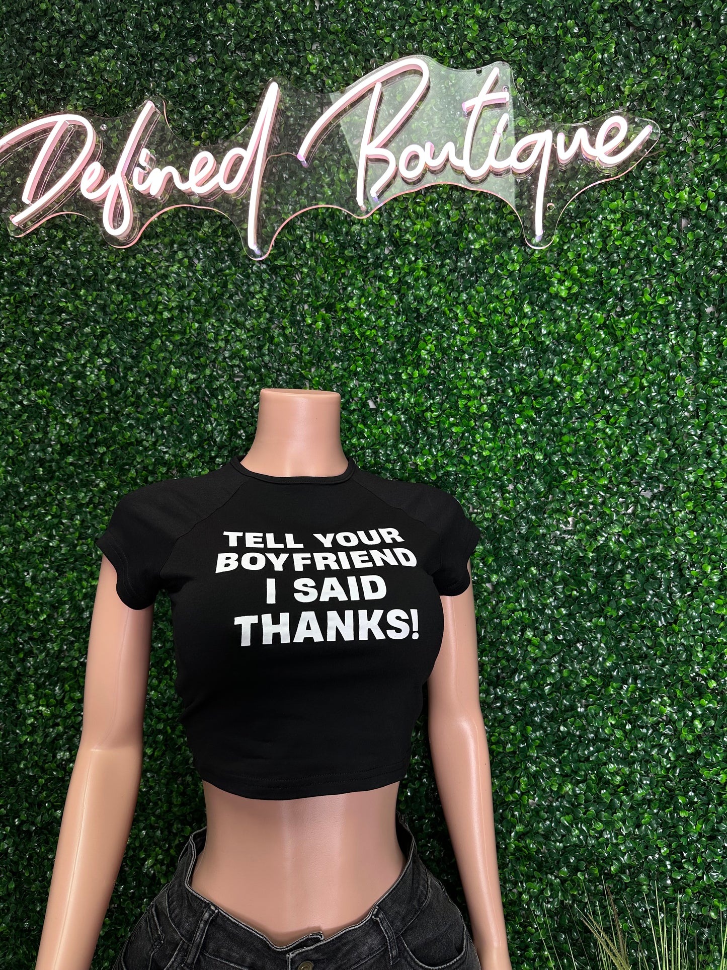 Boyfriend | Crop T-Shirt