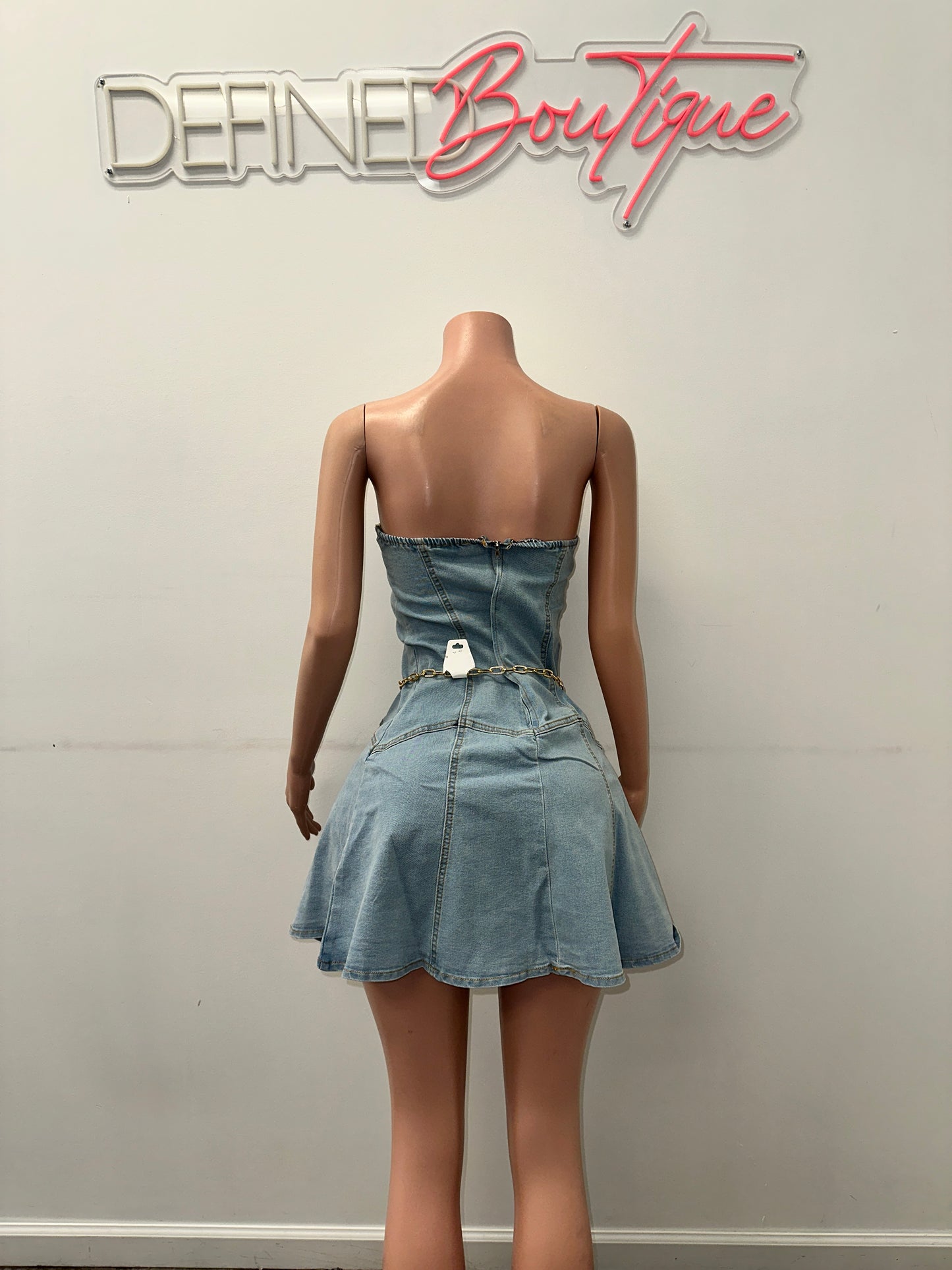 Denim Tube | Dress