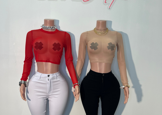 Mesh Crop | Top