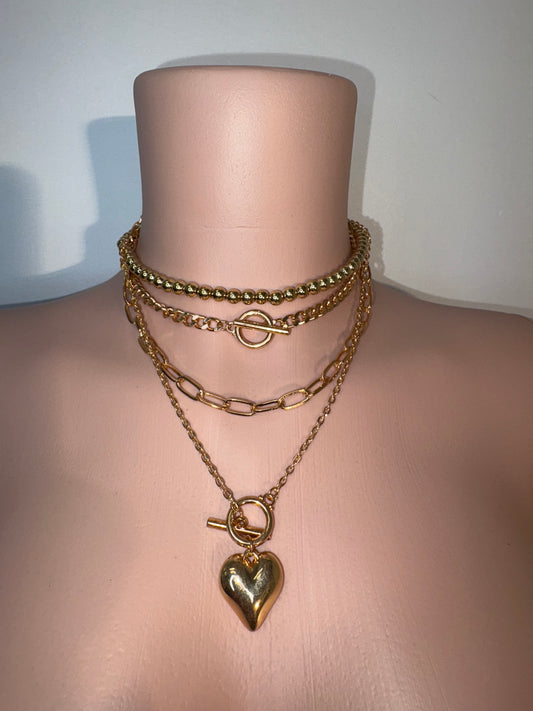 Heart Stacked | Necklace