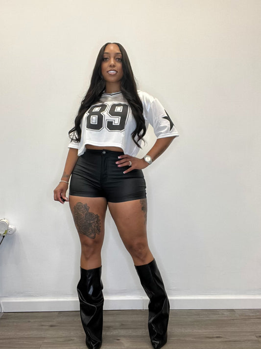 Kadi | Leather Shorts