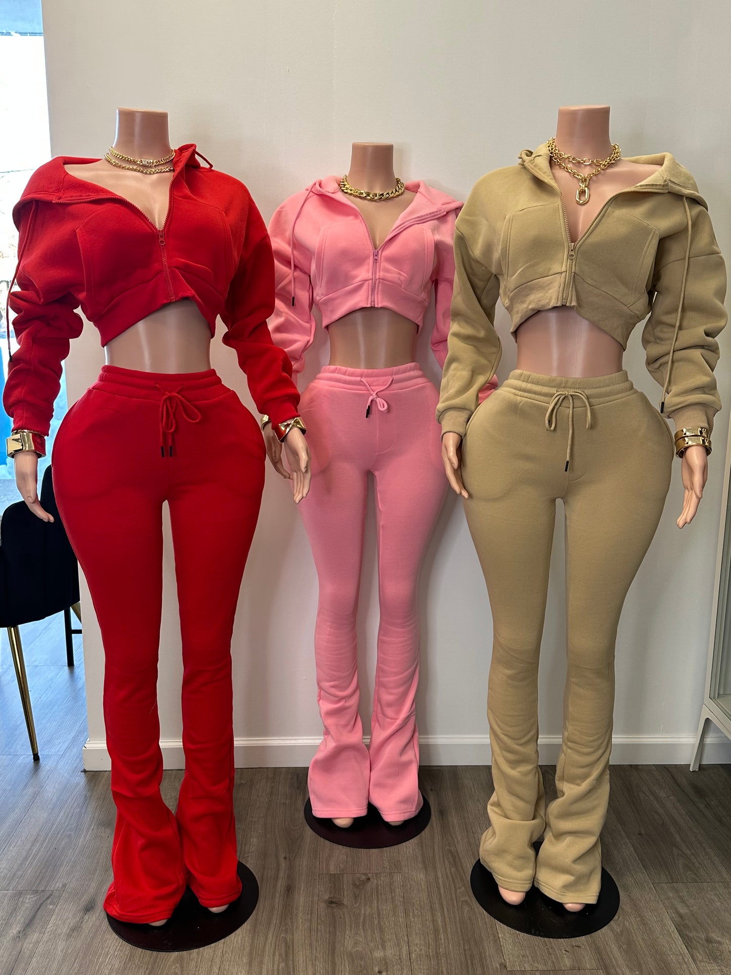 Cre Stacked Jogger | Set