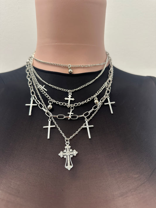 Triple Cross | Necklace