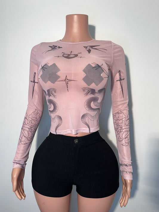 Graphic Mesh | Tee