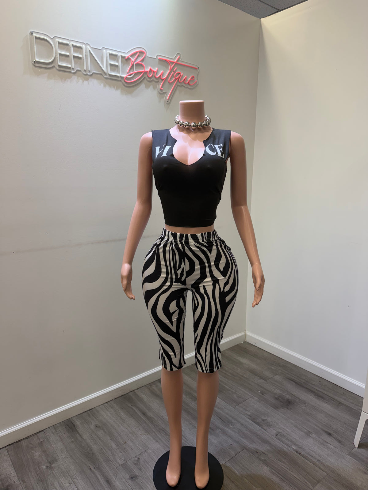 Zebra Capri | Pants