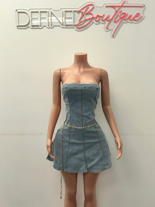 Denim Tube | Dress