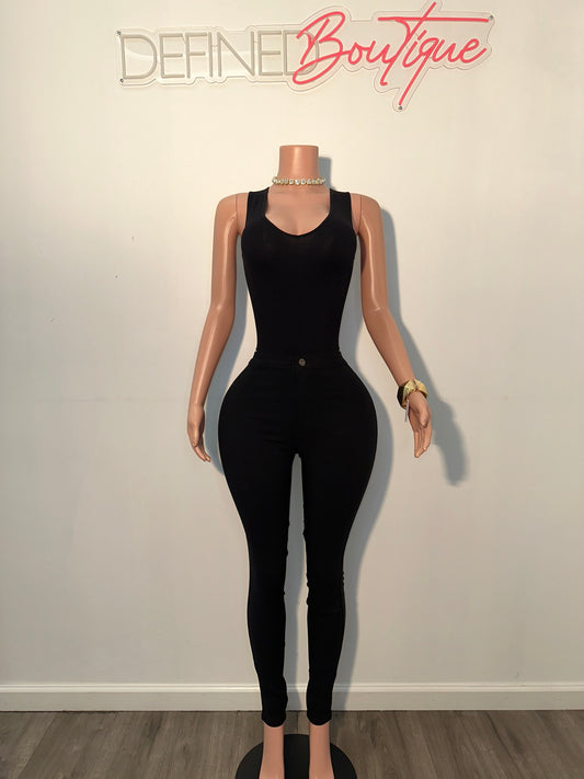 Plunged Tank | Bodysuit