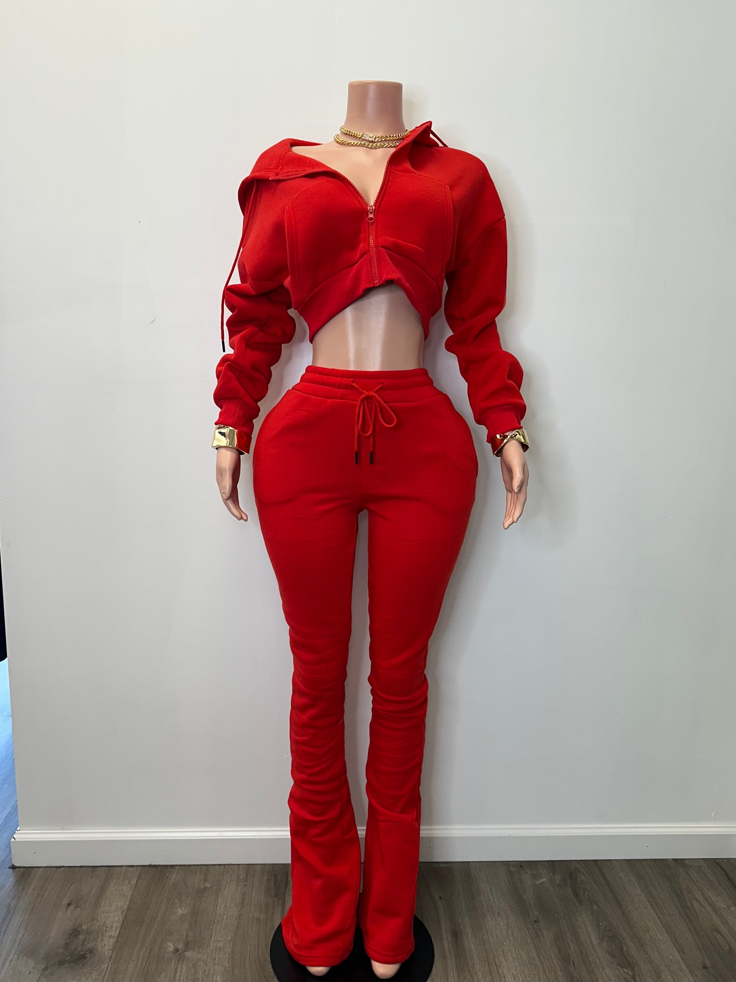 Cre Stacked Jogger | Set