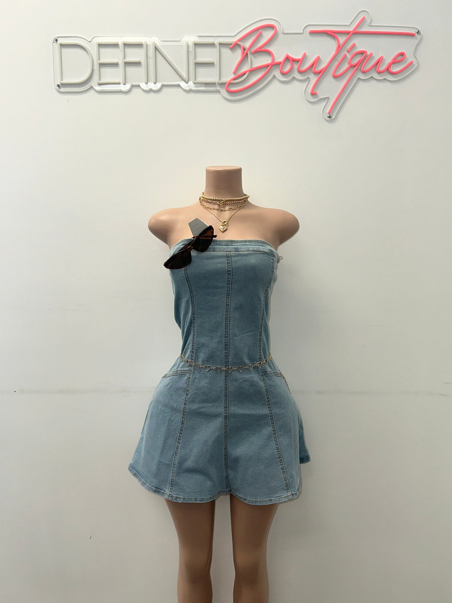 Denim Tube | Dress