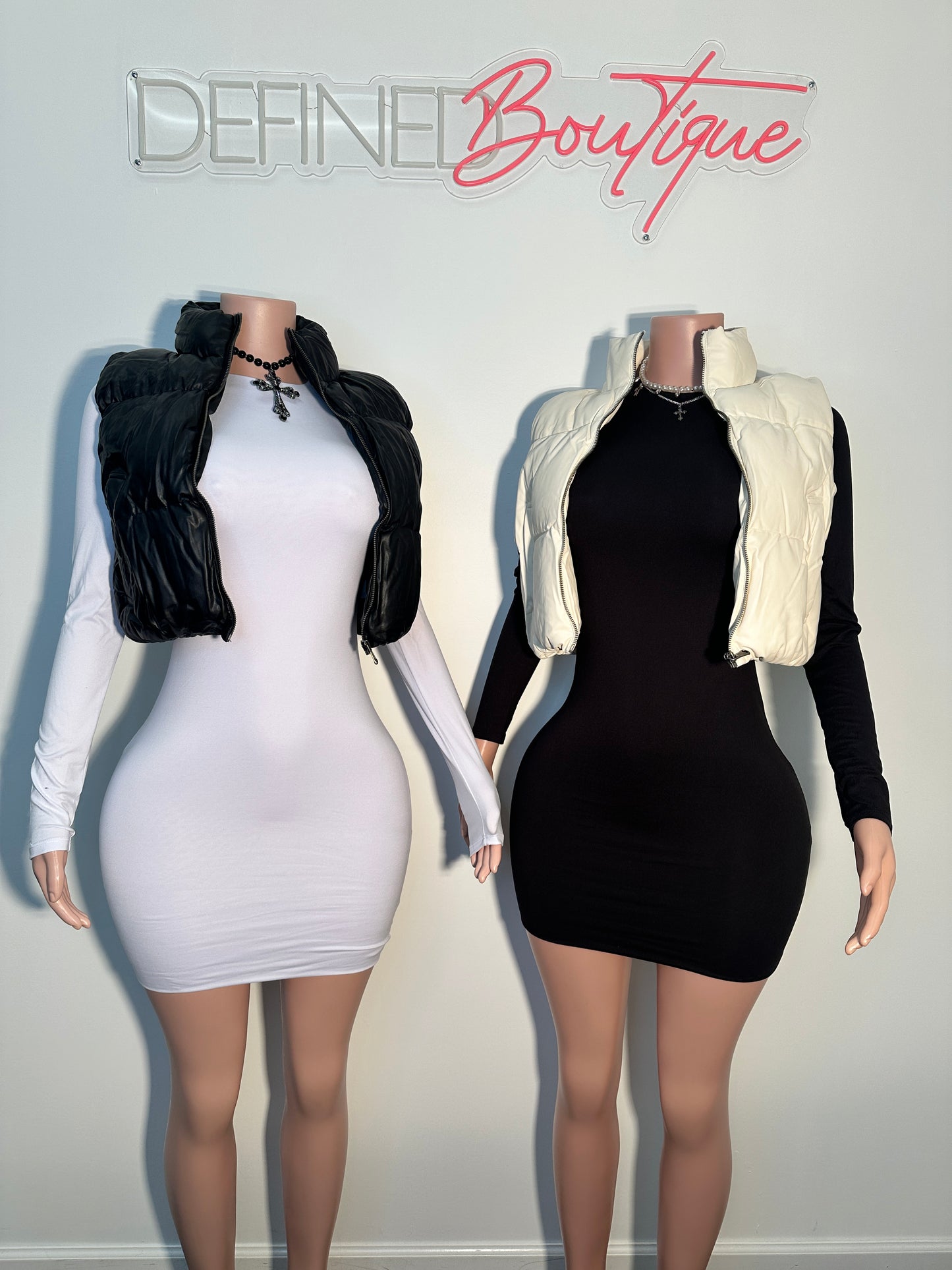 Leather Puffer | Vest