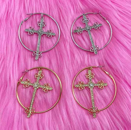 Cross Me | Earrings