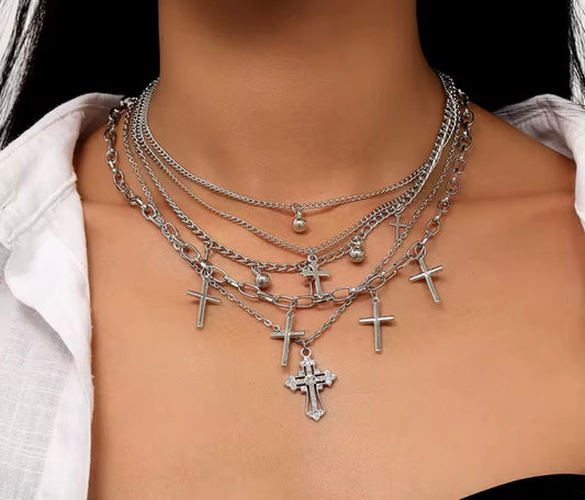 Triple Cross | Necklace