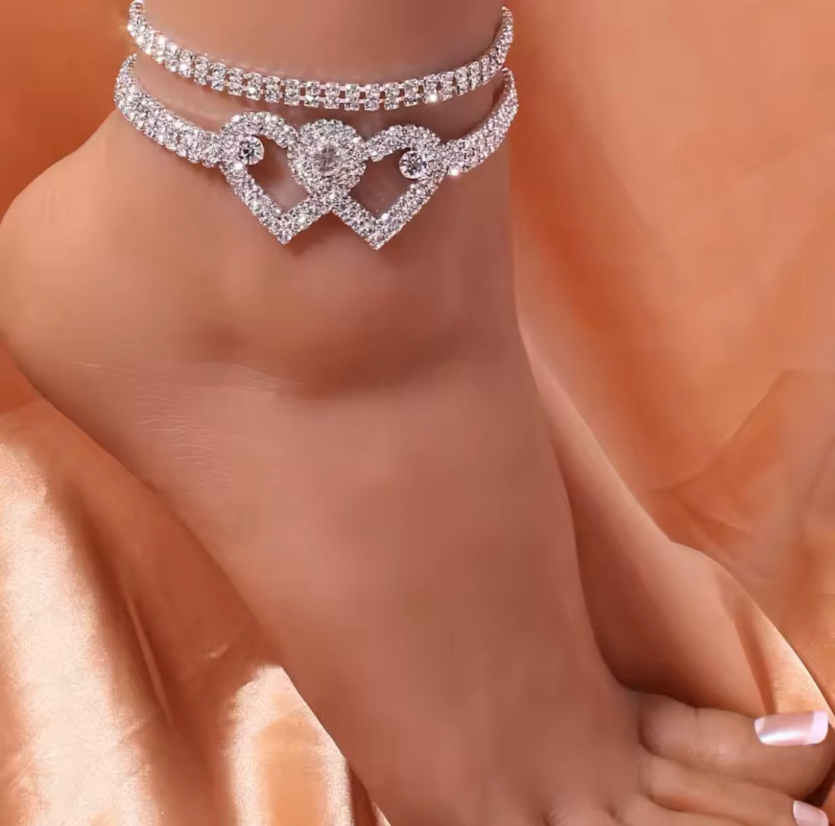 Double Hearted | Anklet