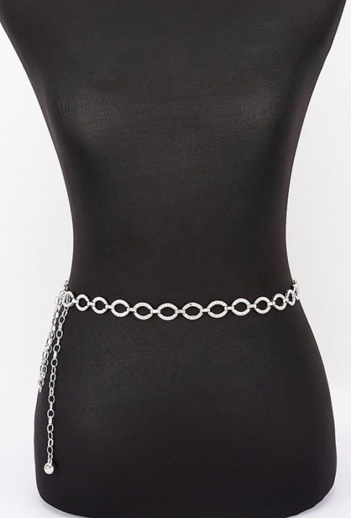 Rhinestone Link Chain | Belt