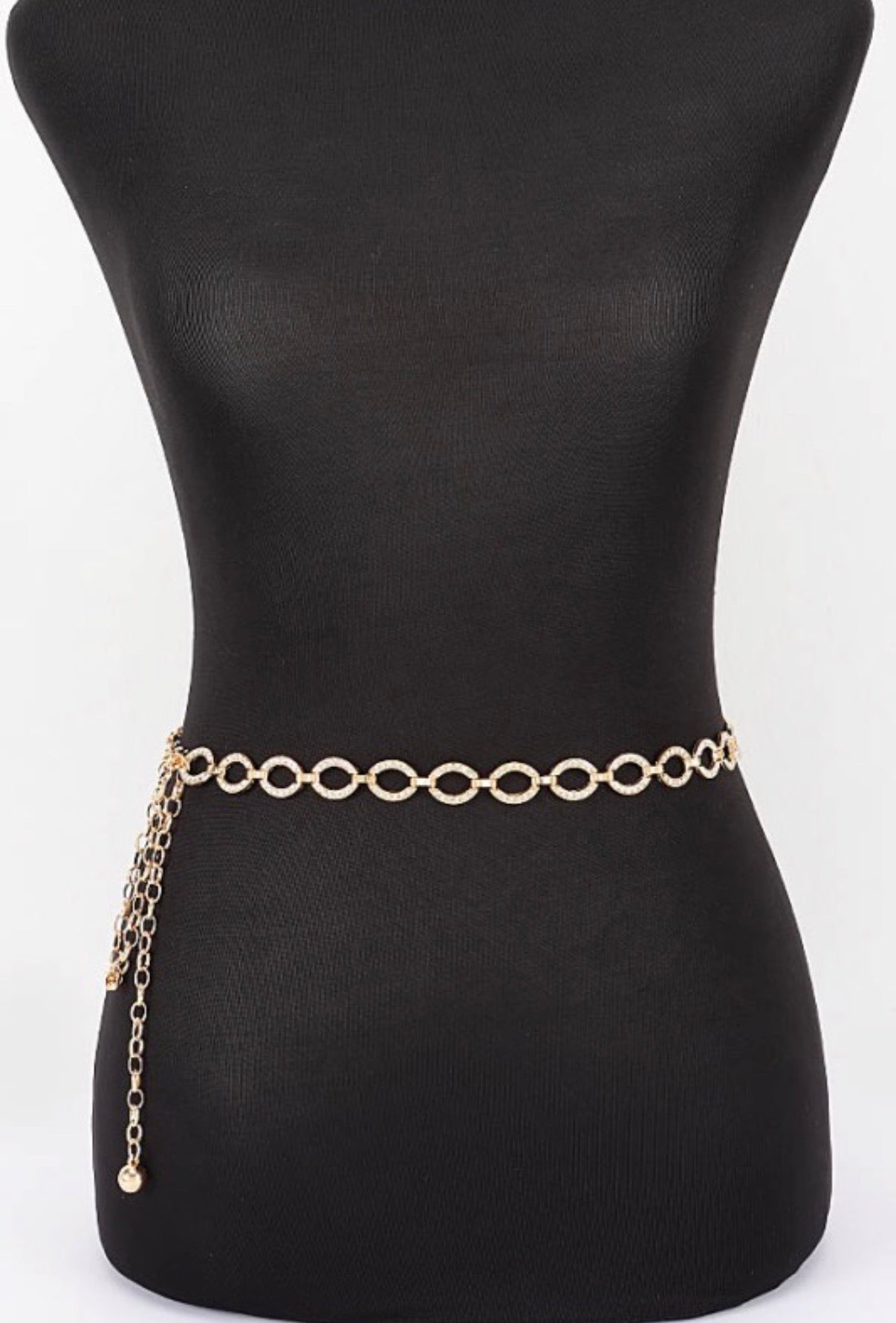 Rhinestone Link Chain | Belt
