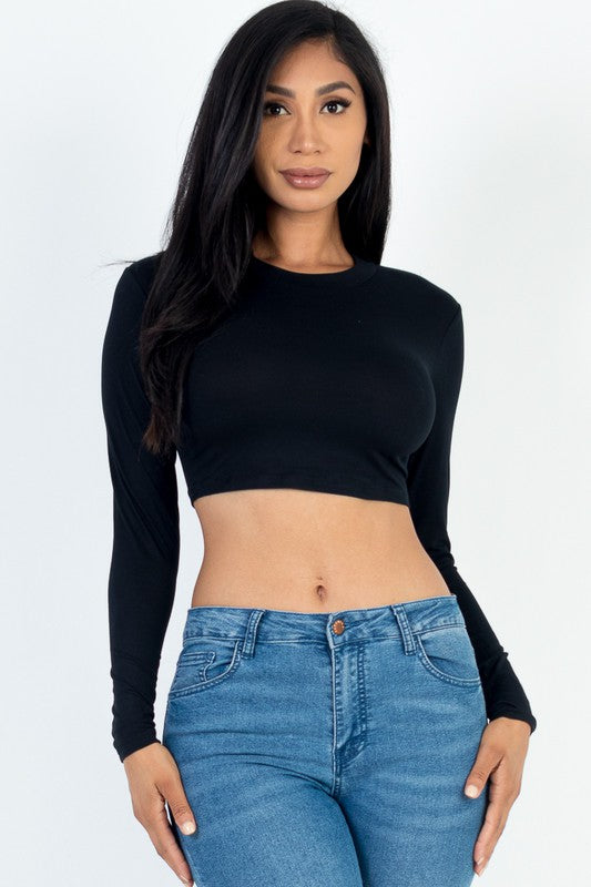 Basic Long Sleeve | Crop